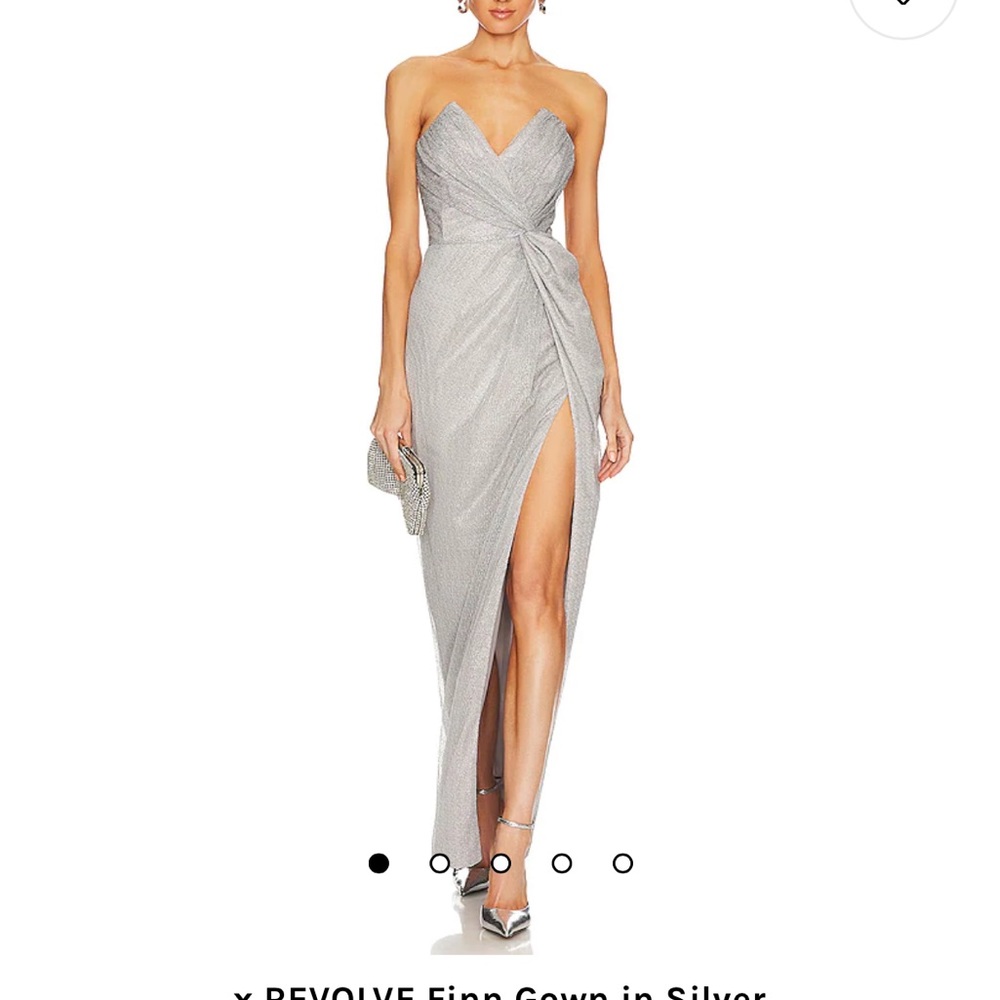 Katie May Finn Gown in Silver